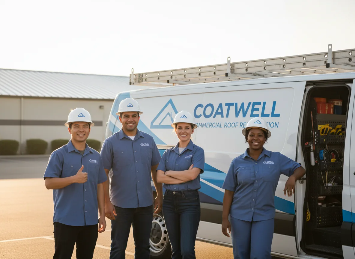 Commercial roof coating company in Garden Grove, IA